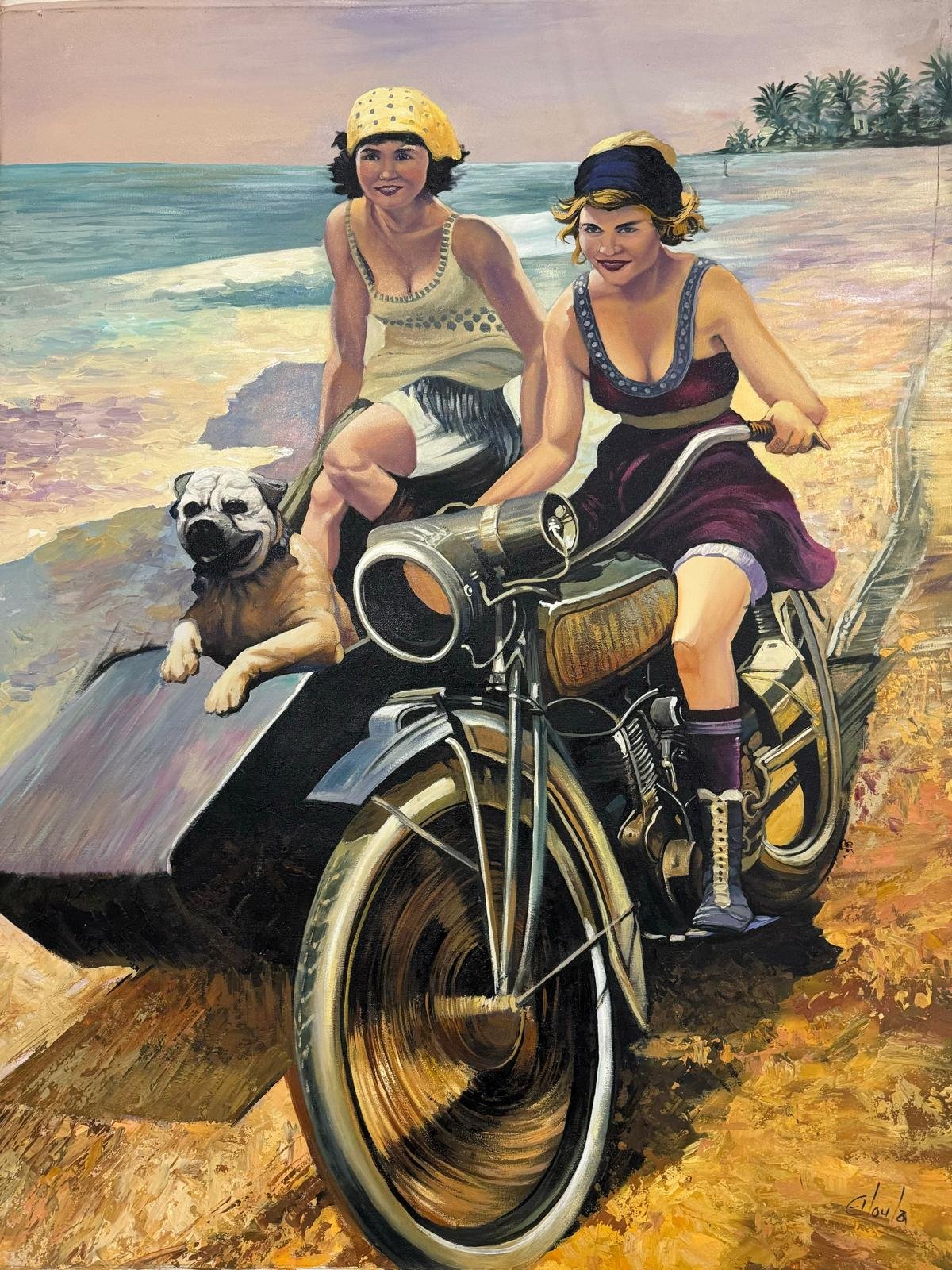 Belle Rebellion painting by Gabrielle Malak